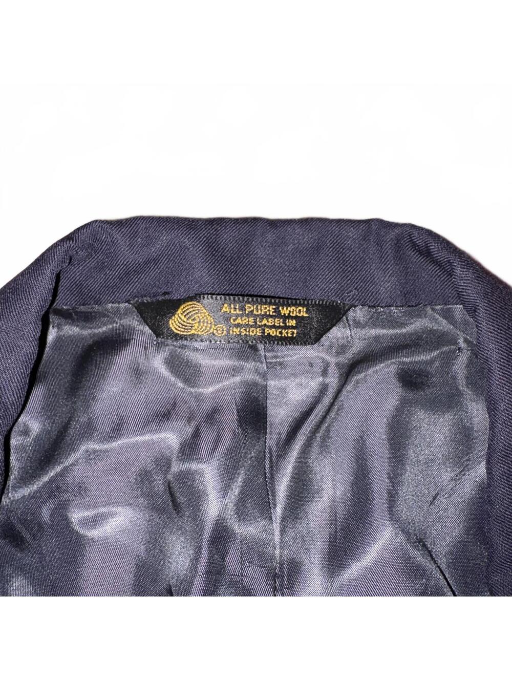 Nordstrom Claridge Collection Super 100s Pure Wool Men's 50L Blazer Jacket - Picture 3 of 9